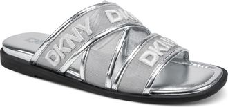 DKNY Cerelia Slide Sandal in Silver at Nordstrom, Size 7.5