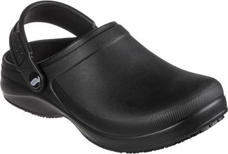 Skechers Womens Riverbound Pasay Slip Resistant Clogs - Black Rubber - Size UK 5