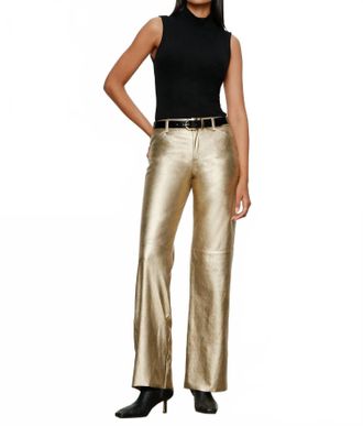 Sanctuary Cadence Relaxed Straight Pants In Platinum