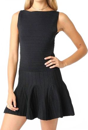 Olivaceous Heather Mini Dress In Black