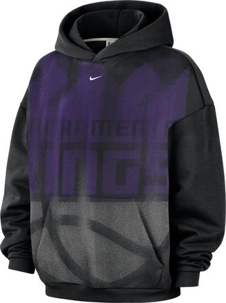 Nike Sacramento Kings Standard Issue Nike Mens NBA Fleece Basketball Hoodie in Black | IQ2596-010