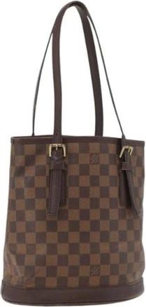 Louis Vuitton Pre-owned Vintage Schoudertas - Dames - Vintage Schoudertas - Bruin - ONE Size - Leer - Vintage