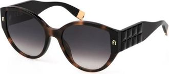 Furla Authentieke Bril met Topkwaliteit - unisex - Zonnebrillen - Bruin - 57 MM - Accessoires