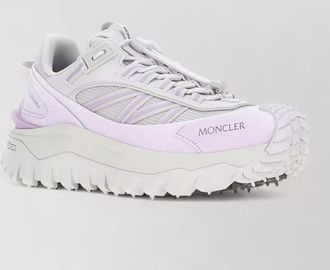 Moncler trailgrip sneakers mesh panels chunky sole