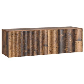 vidaXL Mueble Para Tv De Pared Madera Envejecida 98 X 31 X 30 Cm Vidaxl