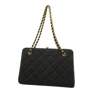 Chanel Pre-owned Shoulder Bags, female, Black, Size: ONE SIZE Pre-owned Vintage Shoulder Bag