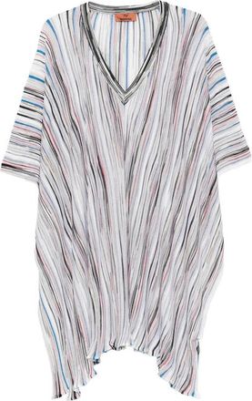 Missoni Striped V-neck Poncho