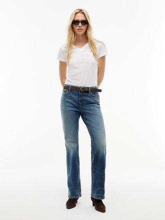 Tommy Hilfiger Womens All-Day Sculpt Denim Bootcut Jean - Dark Wash - 10
