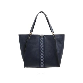 Pourchet Dames, Tassen, Blauw, Maat: ONE Size Leer