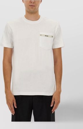 Moschino cotton logo ribbon t-shirt