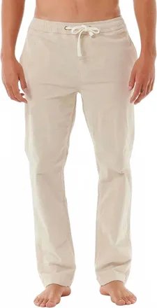 Rip Curl Classic Surf Cord Beach Pants In Vintage White