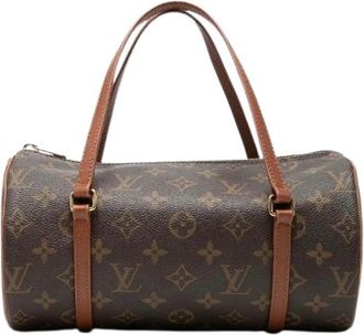 Louis Vuitton Pre-owned Papillon 26 Handbag - Dames - Vintage Handtas - Bruin - ONE Size - Leer - Vintage