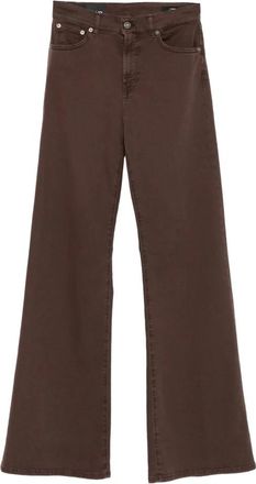 Dondup Jeans, Dames, Bruin, W29, Katoen, Amber Broek