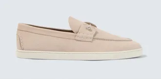 Christian Louboutin Chambeliboat leather slip-on shoes