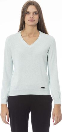 Baldinini Light Blue Cashmere Women Womens Sweater