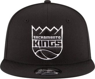 New Era Mens Sacramento Kings 9Fifty Basic Snapback Hat In Black