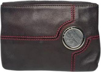 Celine Pre-owned Leather Clutch - Dames - Vintage Clutch - Bruin - ONE Size - Leer - Vintage