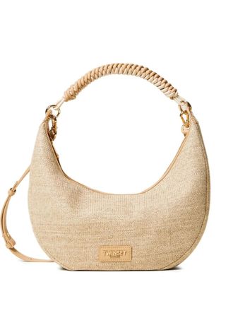 Twin-Set Gedraaide shopper - Beige