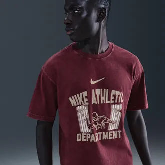 Nike Mens Max90 T-Shirt in Red | HV4176-619