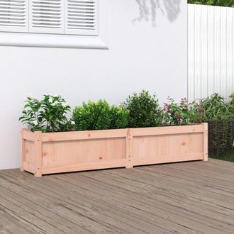 Berkfield Home Garden Planter 150x31x31 cm Solid Wood Douglas in Brown | Size: 150 x 31 x 31 cm