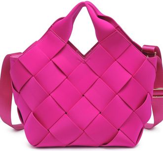 Sol and Selene Resilience - Woven Neoprene Bag in Fuchsia at Nordstrom