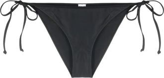 Ganni Slip bikini con stampa - Nero