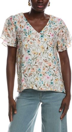 Vince Camuto V-Neck Tulip Sleeve Blouse
