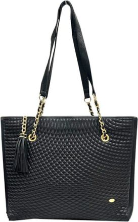 Bally Black Quilting Tote Bag (Pre-Owned)