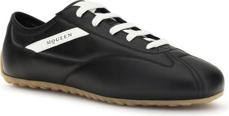 Alexander McQueen Mens Low Boxer Sneakers Black-Midnight-White Black/midnight/white