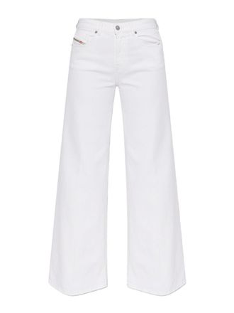 Diesel Jeans In White Cotton With Five Pockets