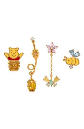 Girls Crew Disney Silly Old Bear Earrings Set in Gold at Nordstrom