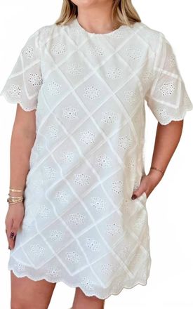Entro Sweetie Pie Mini Dress In White