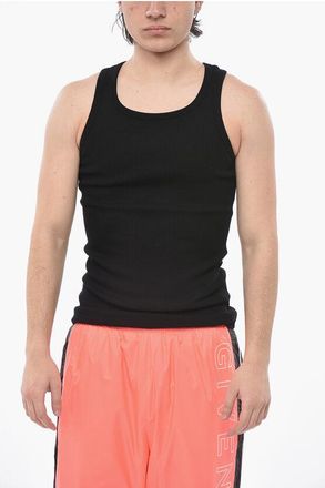 Givenchy Ribbed Stretch Cotton Tank Top size Xs