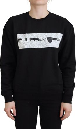 Philippe Model Printed Long Sleeves Pullover Womens Sweater