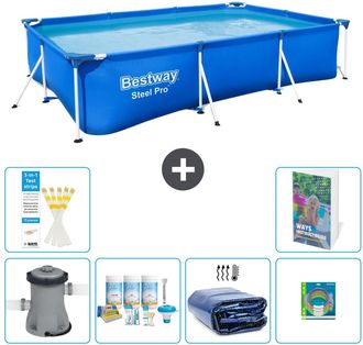 Bestway Piscina Bestway Steel Pro Rectangular - 300x201x66 Cm - 7-piezas S282