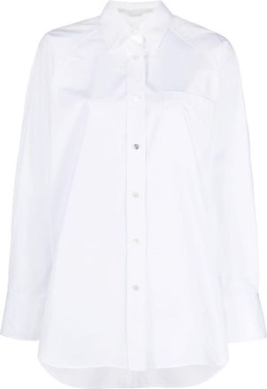 Stella McCartney long-sleeve cotton shirt - women - Cotton - 42 - White