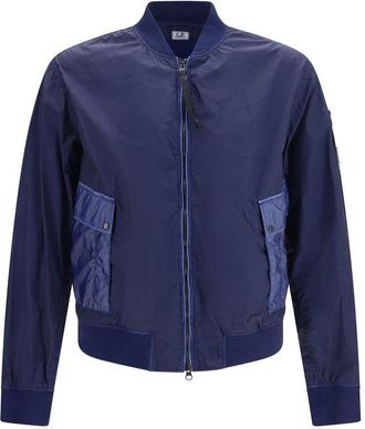 C.P. Company Blue Polyamide Mens Bomber