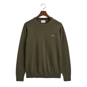 GANT Heren Classic Crew Neck Sweatshirt (Groen)