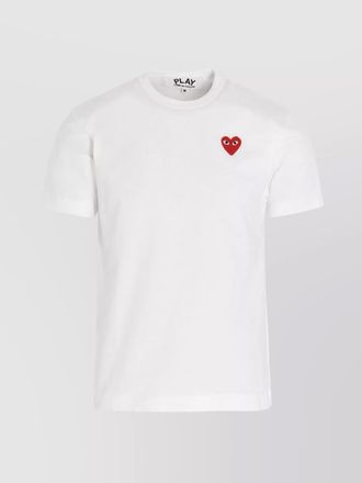 Comme Des Gar&ccedil;ons cotton logo patch t-shirt