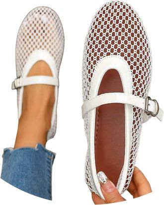 Generic Womens Lightweight Slip-On Casual Shoes with Breathable Soft Sole for Everyday Comfort (White, 5.5)