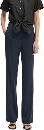 Theory Broeken, Dames, Blauw, M, Polyester, Wijde broek