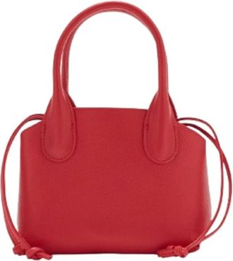 Silvian Heach Tassen, Dames, Rood, ONE Size, Leer, Silvian Heach Nieuwe Martina TAS