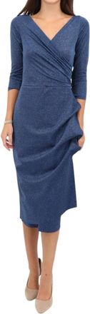 La Petite Robe Di Chiara Boni Florien Sugar Dress In Retro Blue