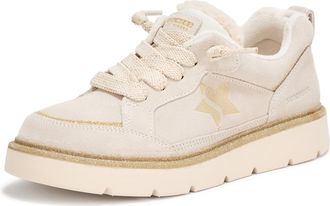 Skechers Womens Keepsakes Cozy-Street Hiker Star Sneaker, Natural, 3.5 UK