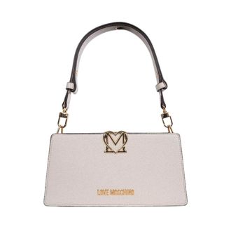 Love Moschino Shoulder Bags, female, Beige, Size: ONE SIZE Decorated Shoulder Bag