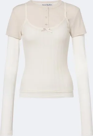 Acne Studios Layered jersey top