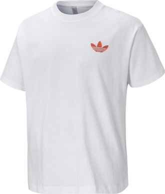 adidas originals Cotton Logo Short Sleeve Unisex White T-Shirt H47112