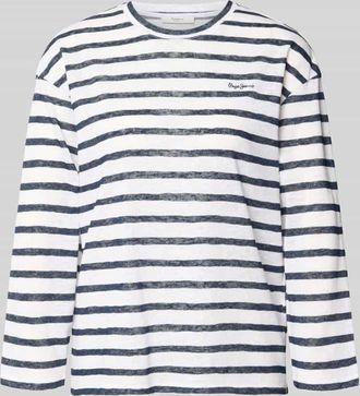 Pepe Jeans London Regular Fit T-Shirt aus Baumwoll-Mix in Marine, Gr&ouml;&szlig;e XL