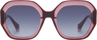 Gigi Studios Occhiali da sole geometrici - Rosa