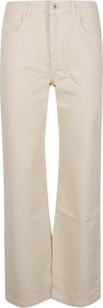 Patrizia Pepe Wide Leg Jeans - Dames - Loose Fit Jeans - Beige - W29 - Katoen - Jeans